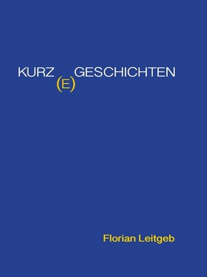 cover image of Kurz(e) Geschichten